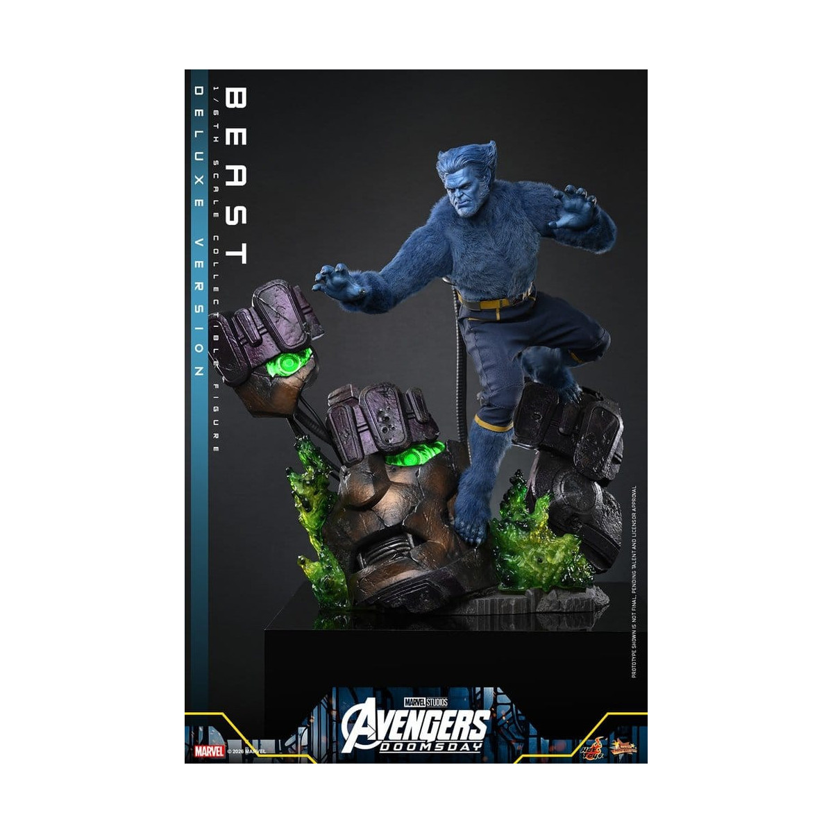 Hot Toys – Beast Deluxe-Version „ MMS “ im Maßstab 1:6 – „ Avengers “: Doomsday
