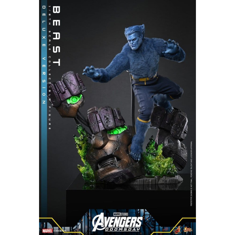 Hot Toys – Beast Deluxe-Version „ MMS “ im Maßstab 1:6 – „ Avengers “: Doomsday