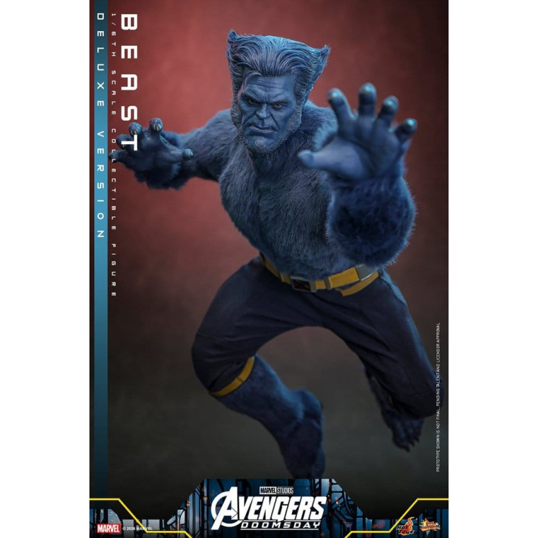 Hot Toys – Beast Deluxe-Version „ MMS “ im Maßstab 1:6 – „ Avengers “: Doomsday