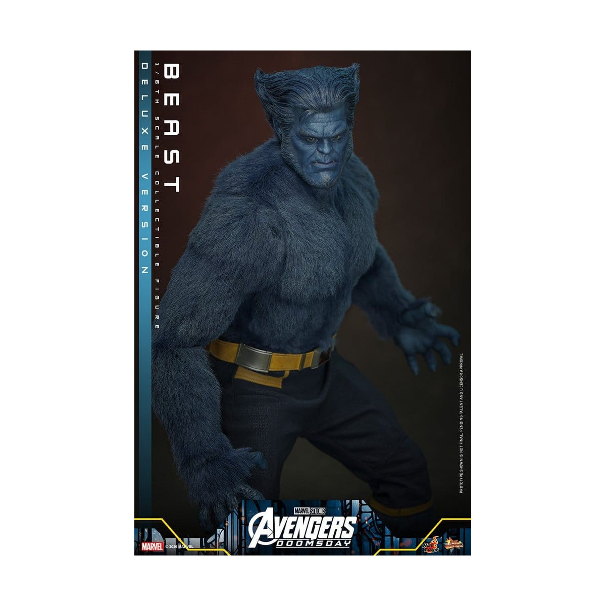 Hot Toys – Beast Deluxe-Version „ MMS “ im Maßstab 1:6 – „ Avengers “: Doomsday