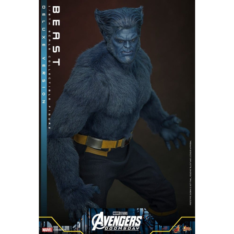 Hot Toys – Beast Deluxe-Version „ MMS “ im Maßstab 1:6 – „ Avengers “: Doomsday
