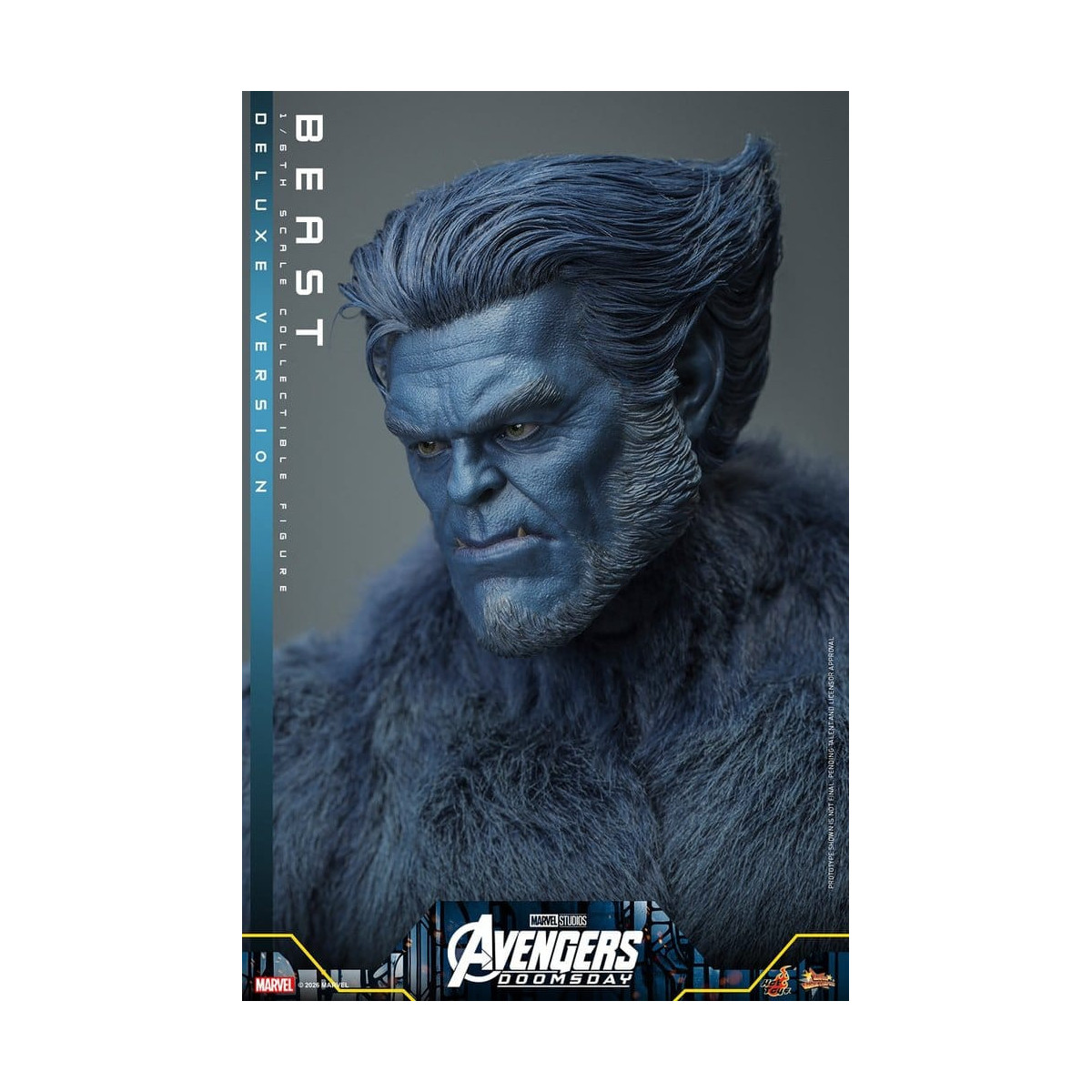 Hot Toys – Beast Deluxe-Version „ MMS “ im Maßstab 1:6 – „ Avengers “: Doomsday