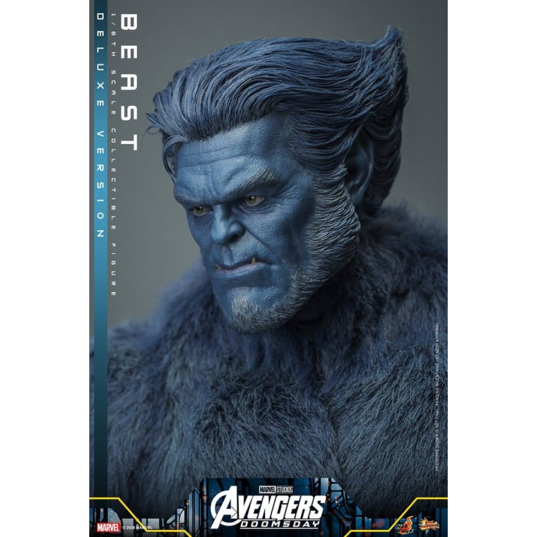 Hot Toys – Beast Deluxe-Version „ MMS “ im Maßstab 1:6 – „ Avengers “: Doomsday