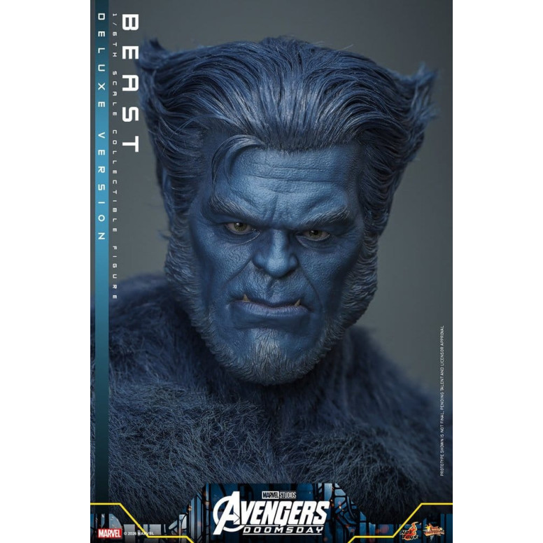 Hot Toys – Beast Deluxe-Version „ MMS “ im Maßstab 1:6 – „ Avengers “: Doomsday