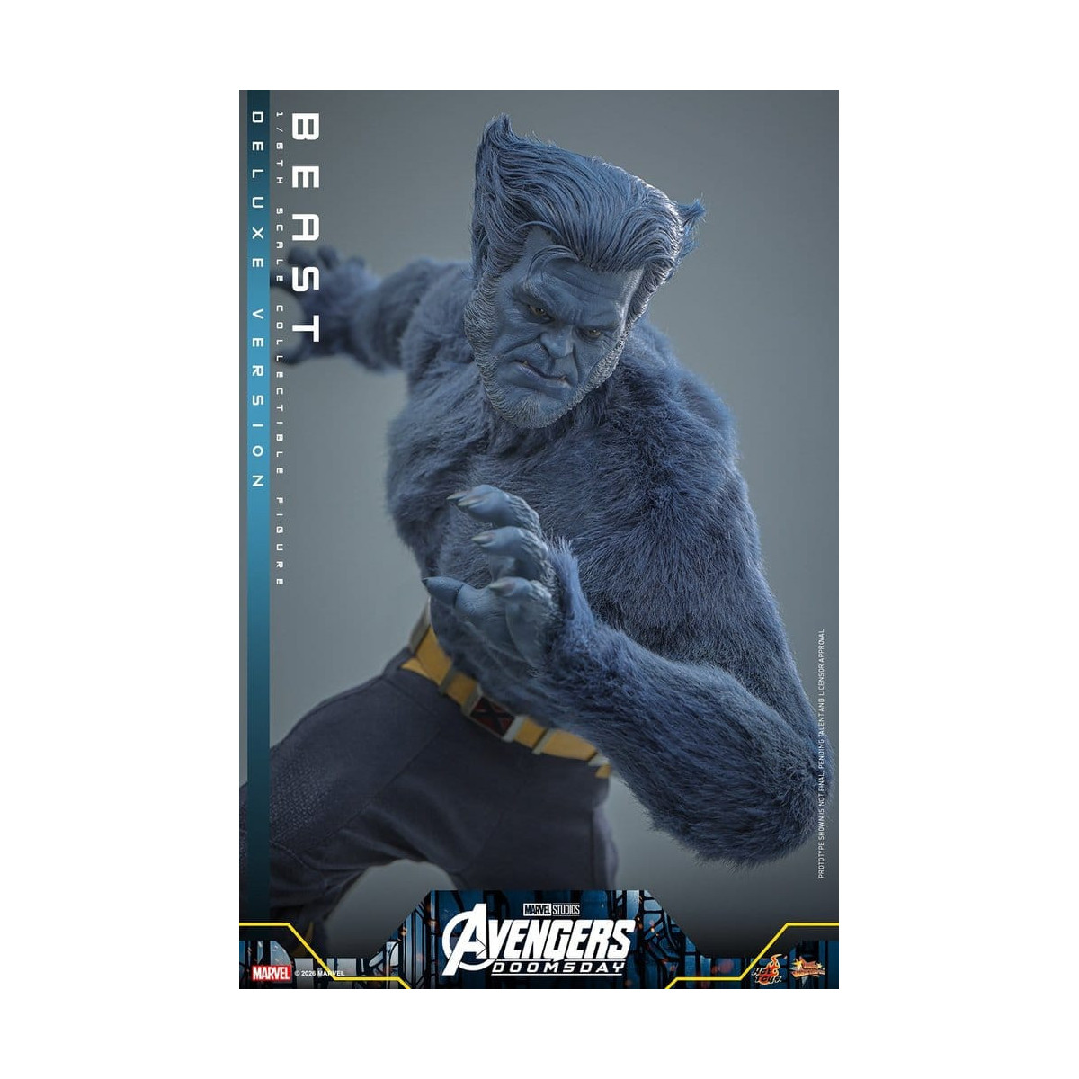 Hot Toys – Beast Deluxe-Version „ MMS “ im Maßstab 1:6 – „ Avengers “: Doomsday