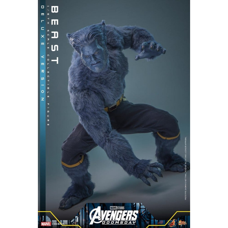 Hot Toys – Beast Deluxe-Version „ MMS “ im Maßstab 1:6 – „ Avengers “: Doomsday