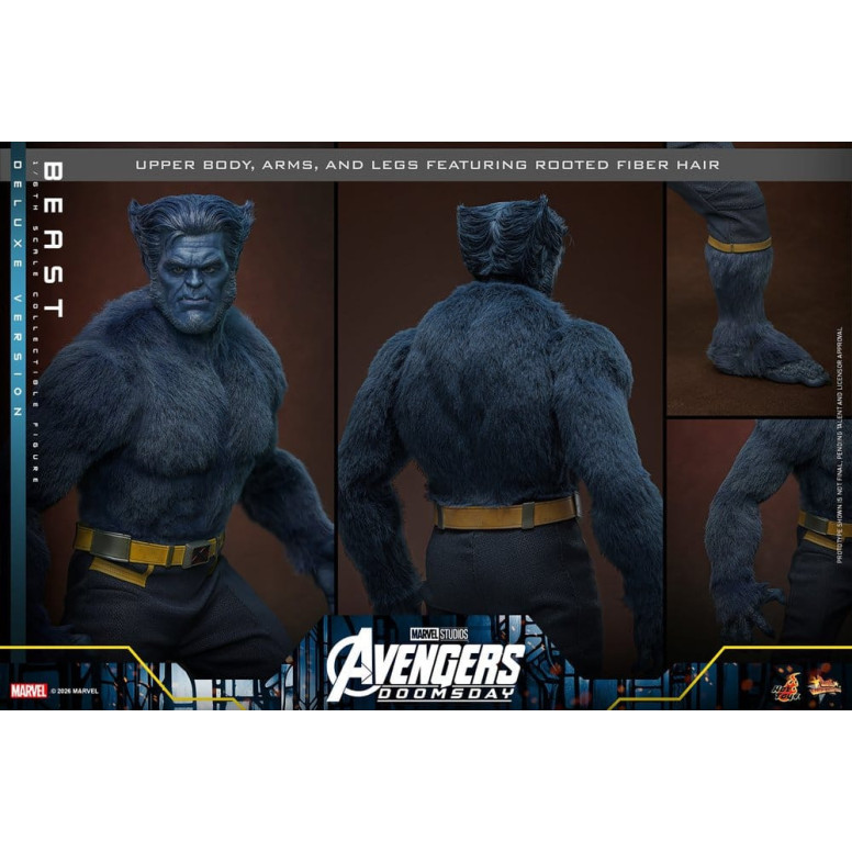 Hot Toys – Beast Deluxe-Version „ MMS “ im Maßstab 1:6 – „ Avengers “: Doomsday