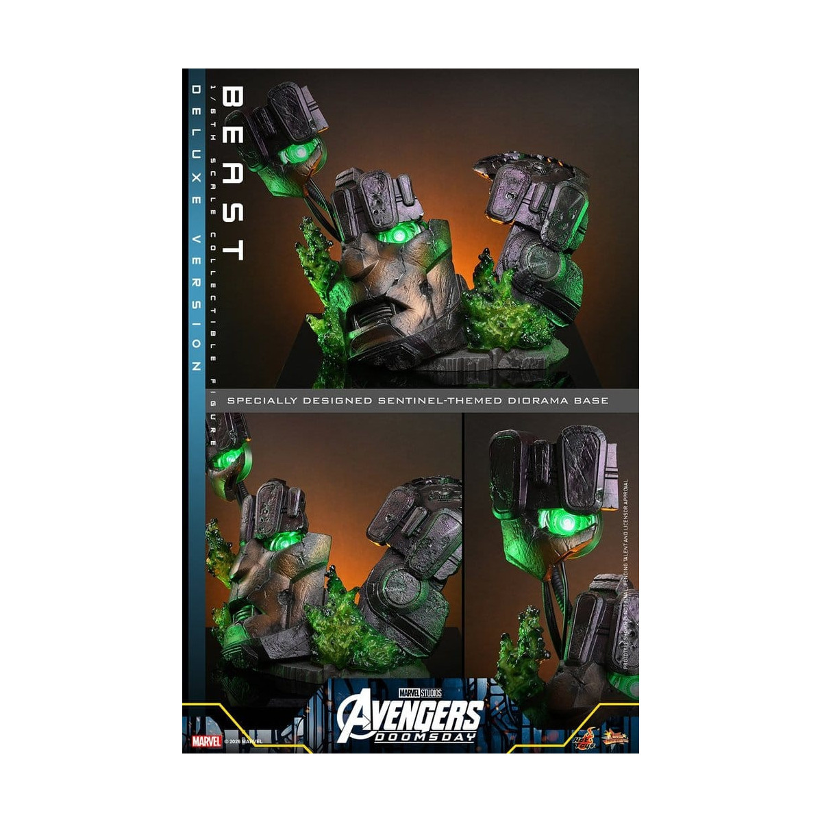 Hot Toys – Beast Deluxe-Version „ MMS “ im Maßstab 1:6 – „ Avengers “: Doomsday