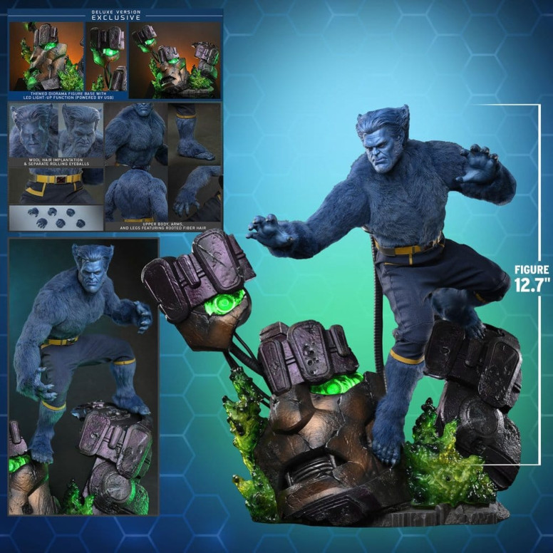Hot Toys – Beast Deluxe-Version „ MMS “ im Maßstab 1:6 – „ Avengers “: Doomsday