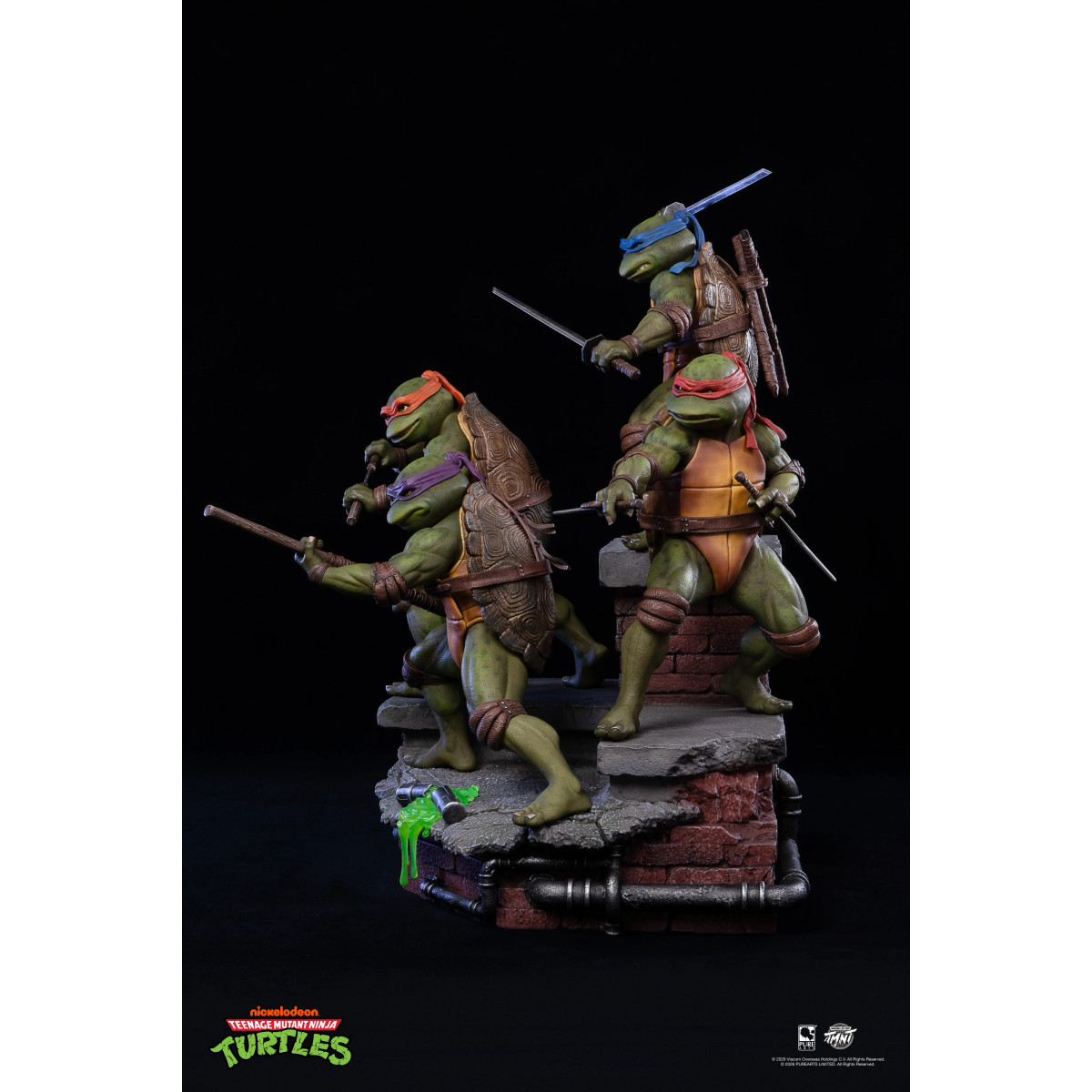 Pure Arts - Teenage Mutant Ninja Turtles – Diorama im Maßstab 1:6 zum Film (1990)