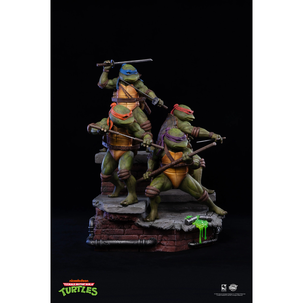 Pure Arts - Teenage Mutant Ninja Turtles – Diorama im Maßstab 1:6 zum Film (1990)