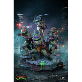 Pure Arts - Teenage Mutant Ninja Turtles – Diorama im Maßstab 1:6 zum Film (1990)
