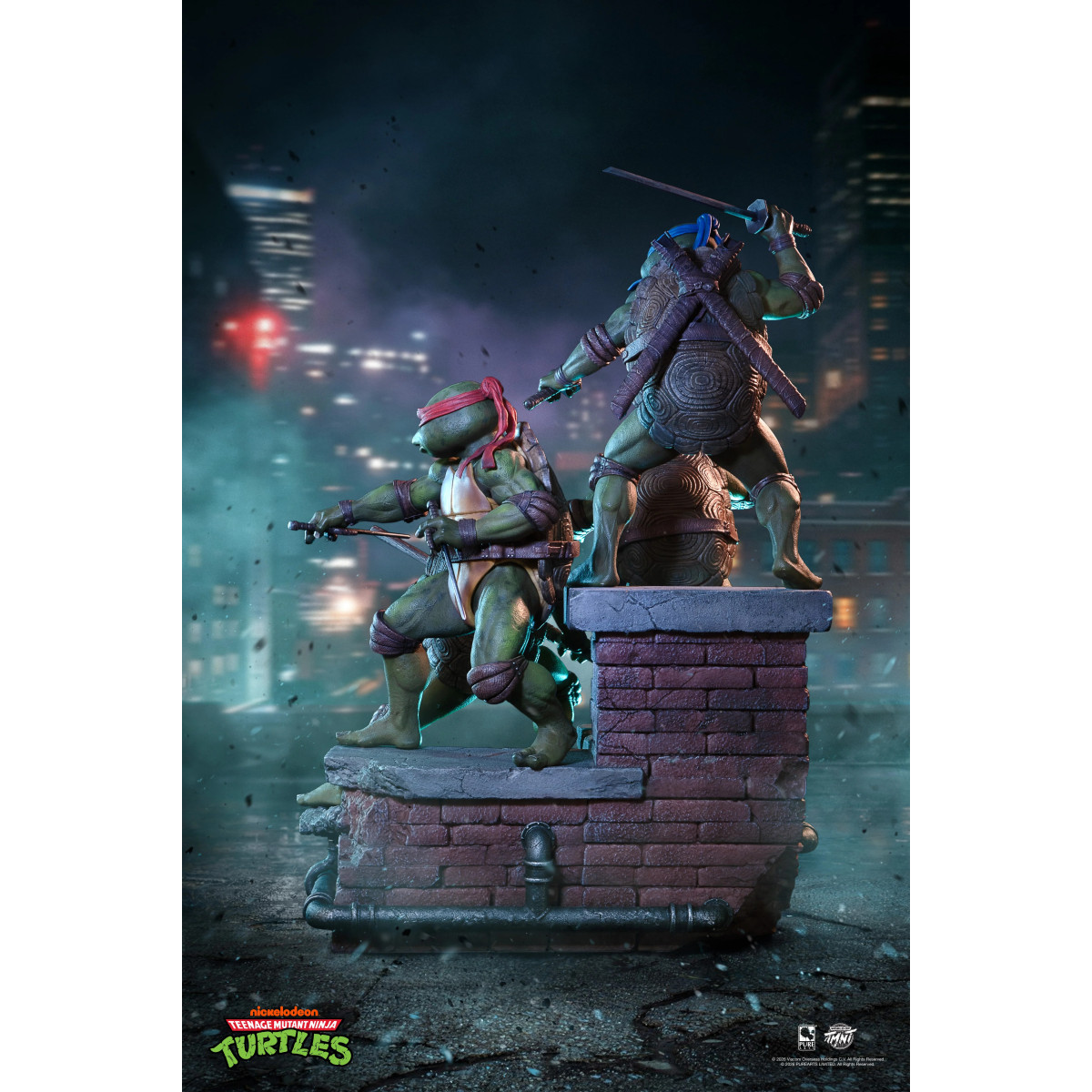 Pure Arts - Teenage Mutant Ninja Turtles – Diorama im Maßstab 1:6 zum Film (1990)