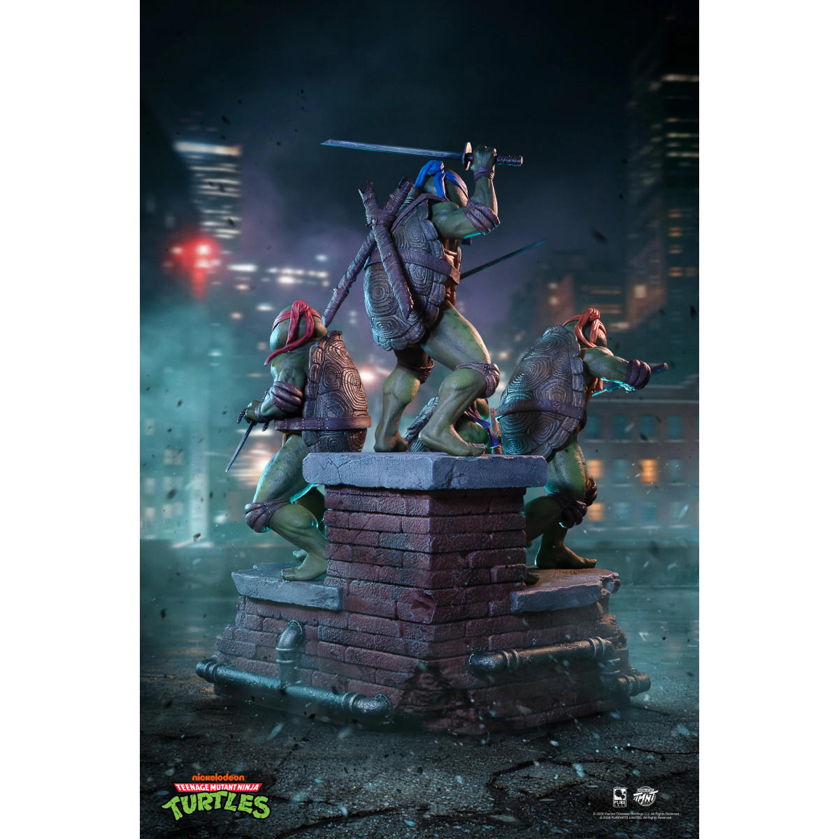 Pure Arts - Teenage Mutant Ninja Turtles – Diorama im Maßstab 1:6 zum Film (1990)