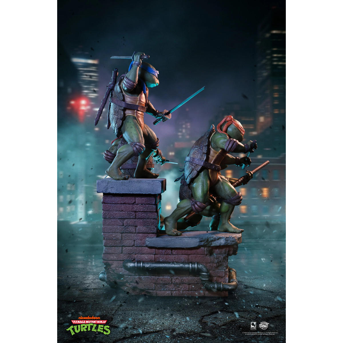 Pure Arts - Teenage Mutant Ninja Turtles – Diorama im Maßstab 1:6 zum Film (1990)