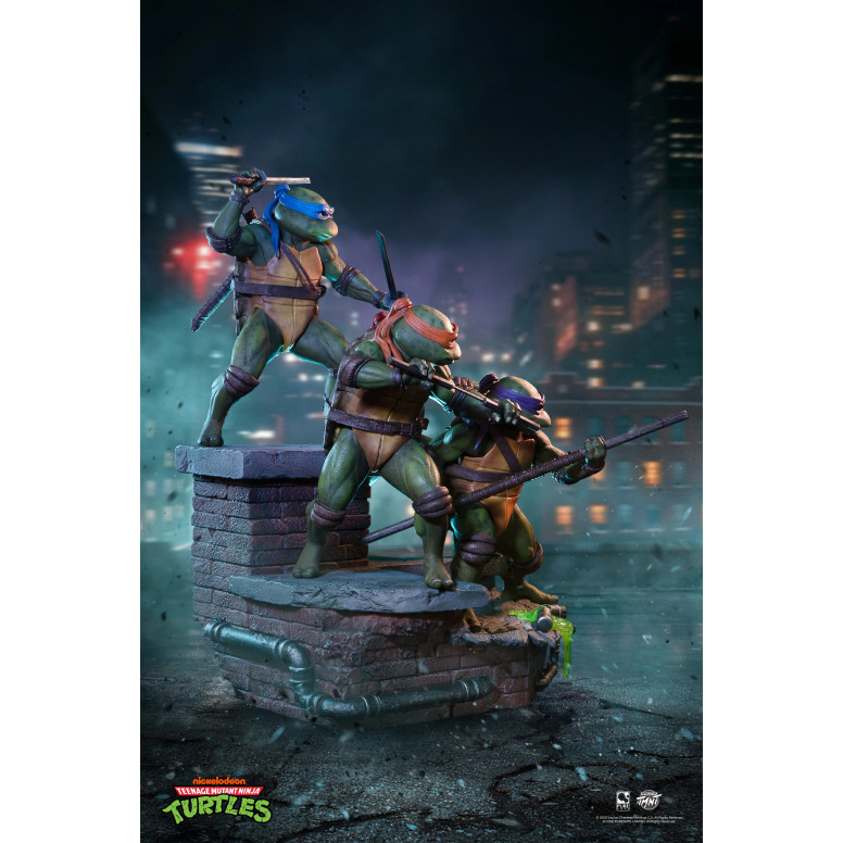 Pure Arts - Teenage Mutant Ninja Turtles – Diorama im Maßstab 1:6 zum Film (1990)
