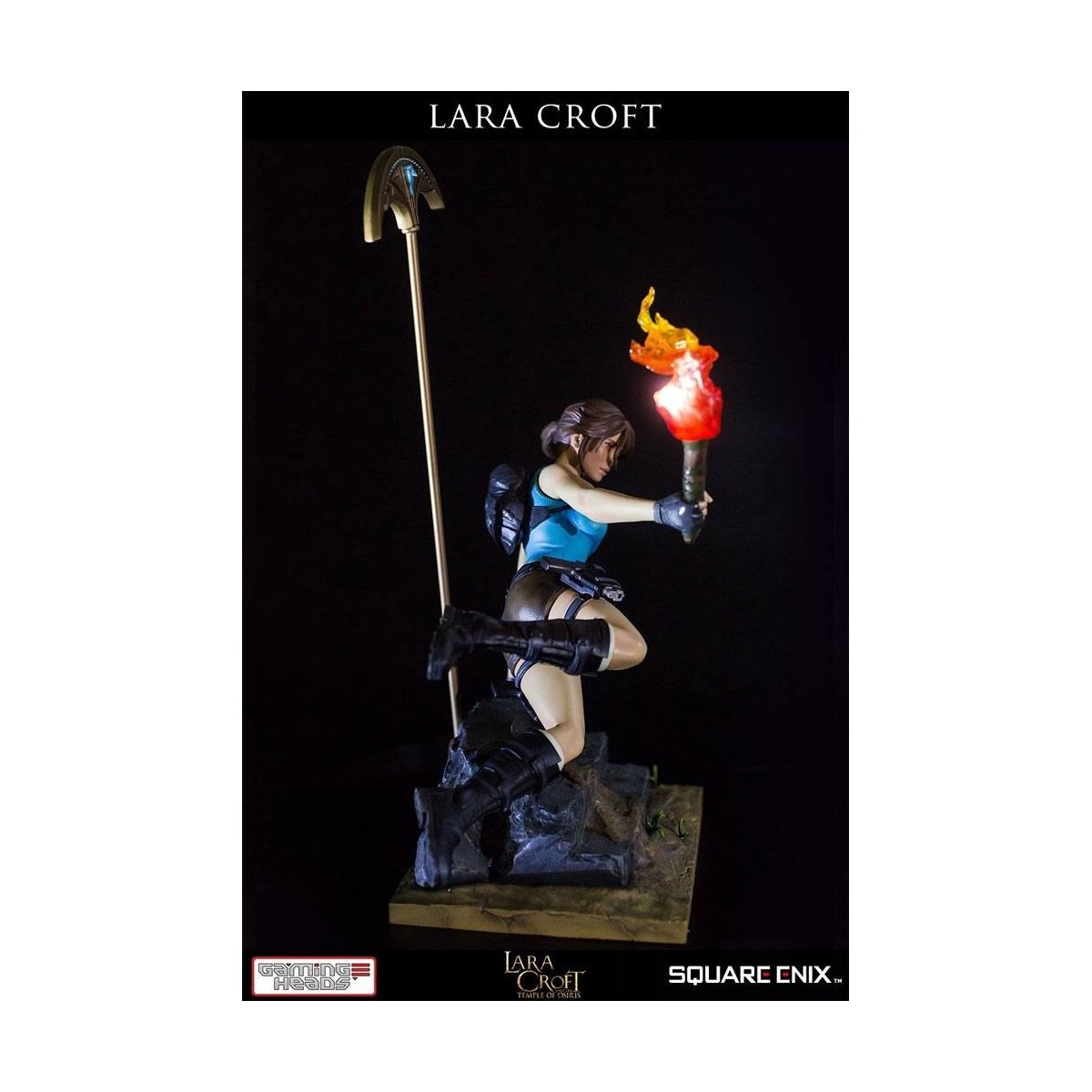 Gaming Head Statue Tomb Raider Temple of Osiris