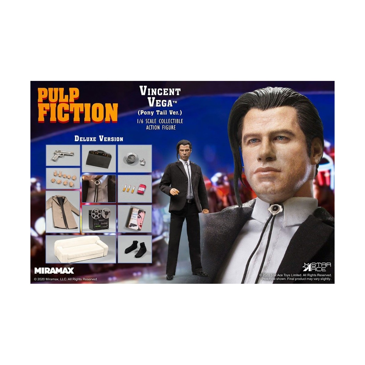 Pulp Fiction Jules Winnfield 32 cm figurine parlante