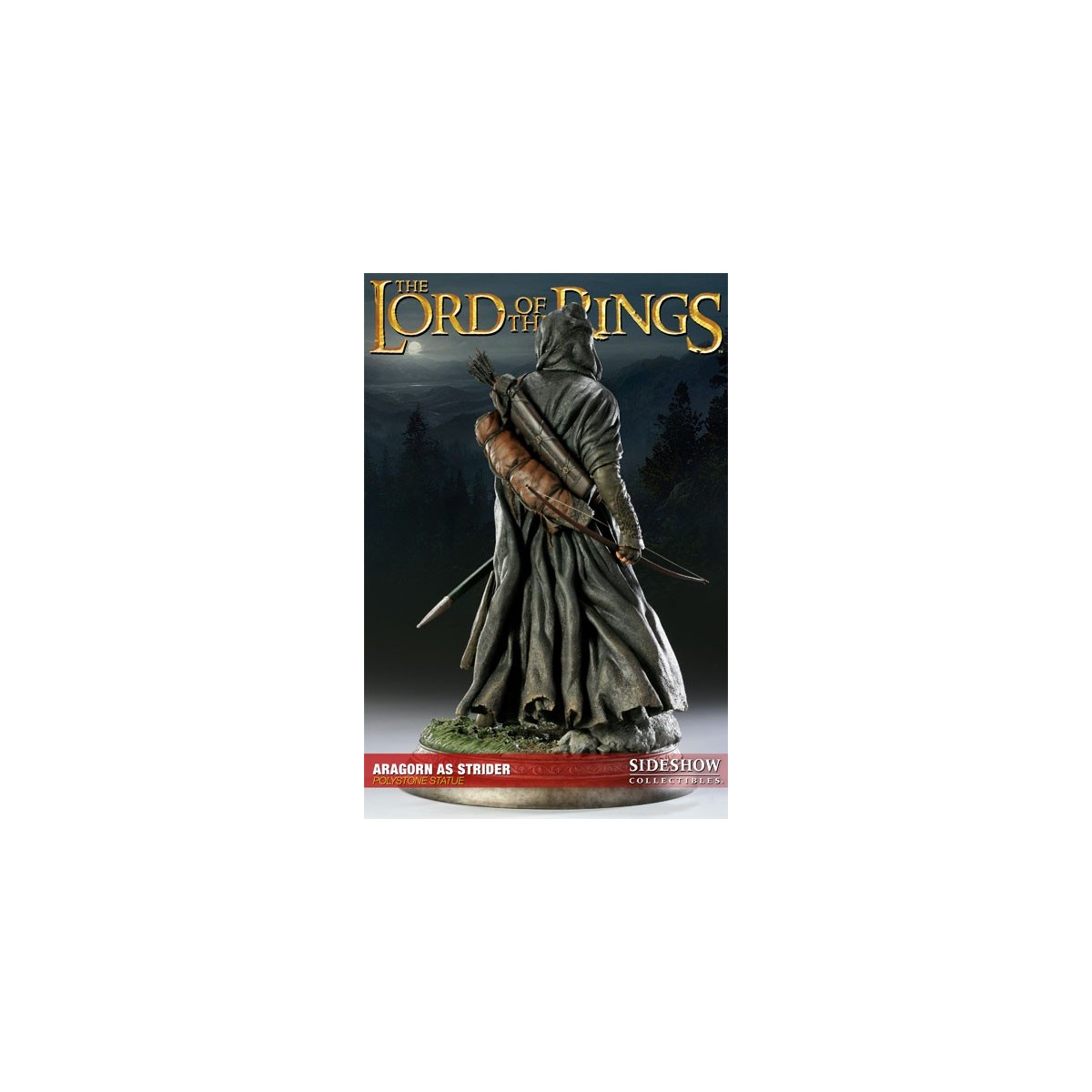 Sideshow Le Seigneur des Anneaux statue Aragorn as Strider 37 cm