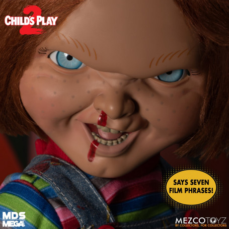 Mezco Figurine Mega Scale Chucky Damaged  - 38 cm