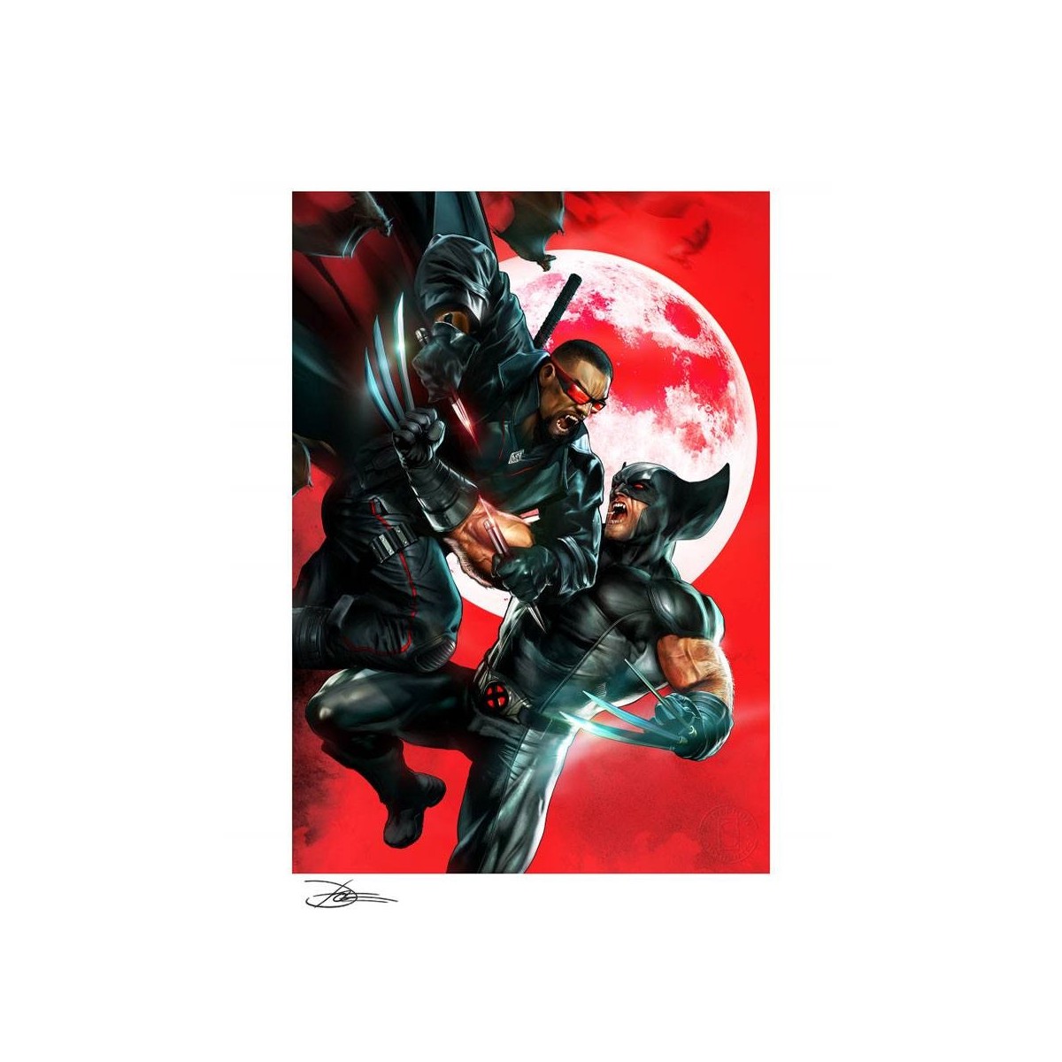 Wunderabzug Kunstdruck X-Men Jean Grey von Fabian Schlaga - 46 x 61 ungerahmt