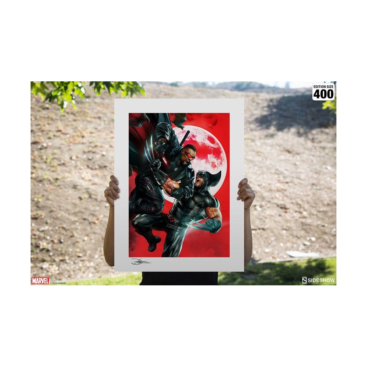 Wunderabzug Kunstdruck X-Men Jean Grey von Fabian Schlaga - 46 x 61 ungerahmt