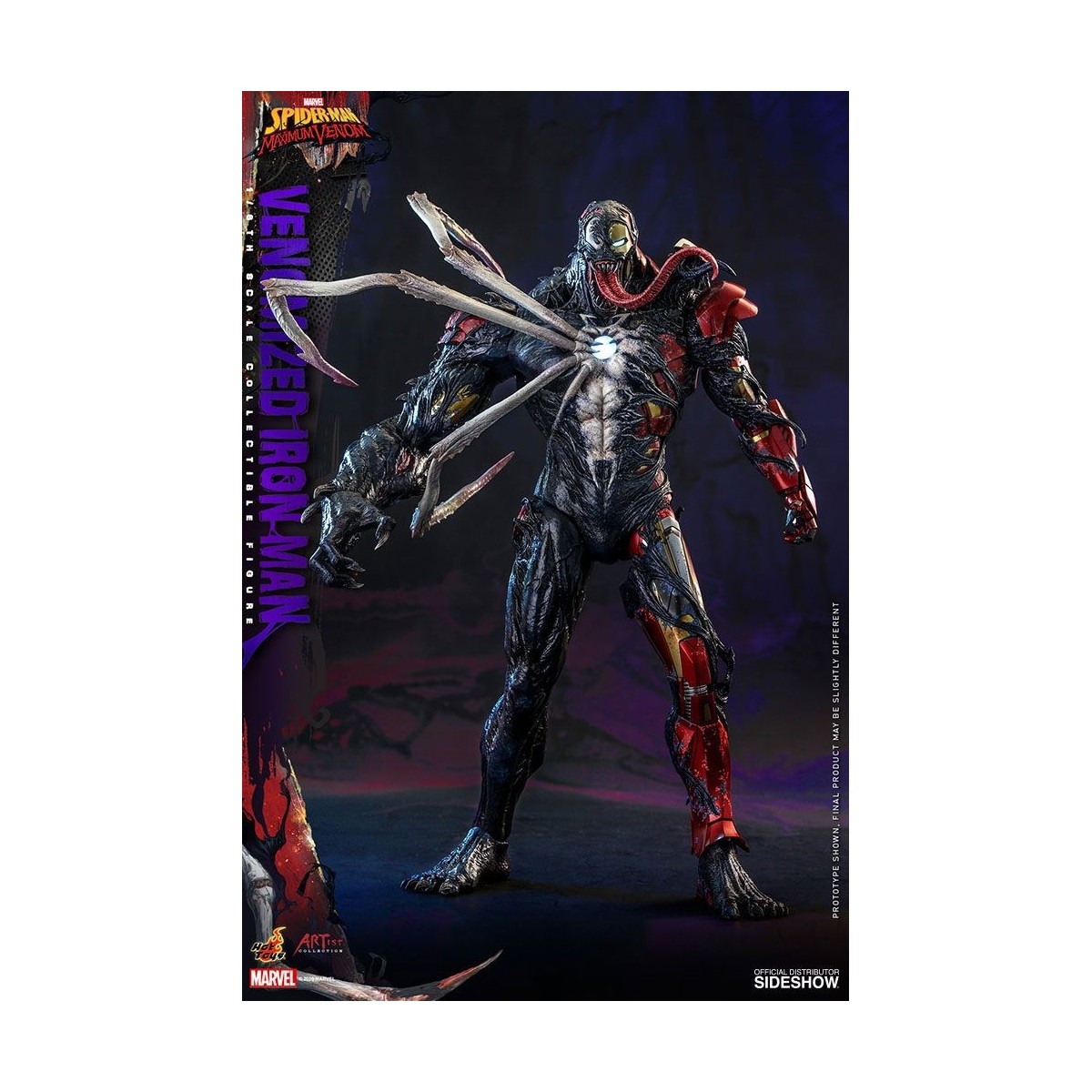 Hot Toys - Giftiger Iron Man - Marvel's Spider-Man: Maximale Giftfiguren-Künstlersammlung 1/6