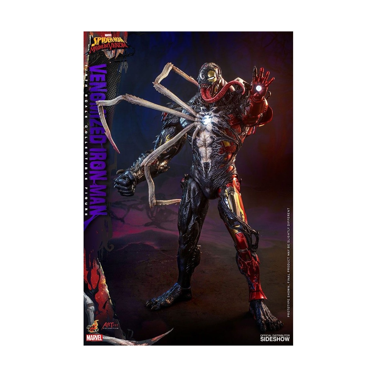 Hot Toys - Giftiger Iron Man - Marvel's Spider-Man: Maximale Giftfiguren-Künstlersammlung 1/6