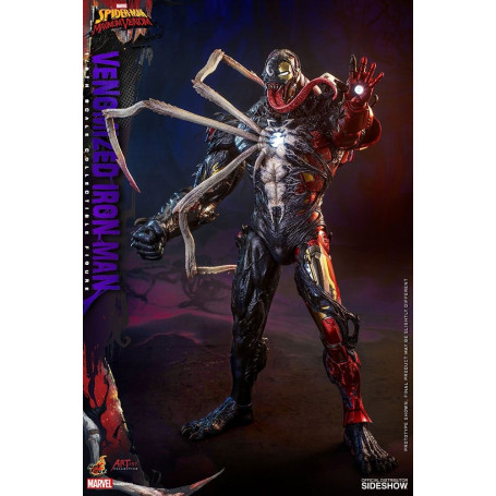 Hot Toys - Giftiger Iron Man - Marvel's Spider-Man: Maximale Giftfiguren-Künstlersammlung 1/6