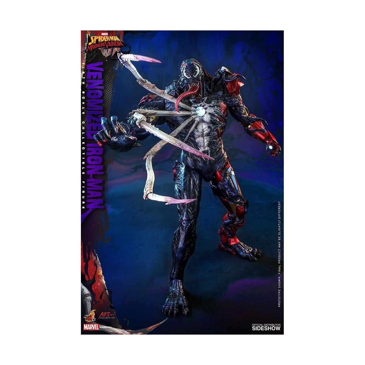 Hot Toys - Giftiger Iron Man - Marvel's Spider-Man: Maximale Giftfiguren-Künstlersammlung 1/6