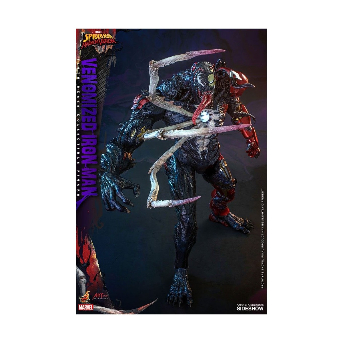 Hot Toys - Giftiger Iron Man - Marvel's Spider-Man: Maximale Giftfiguren-Künstlersammlung 1/6