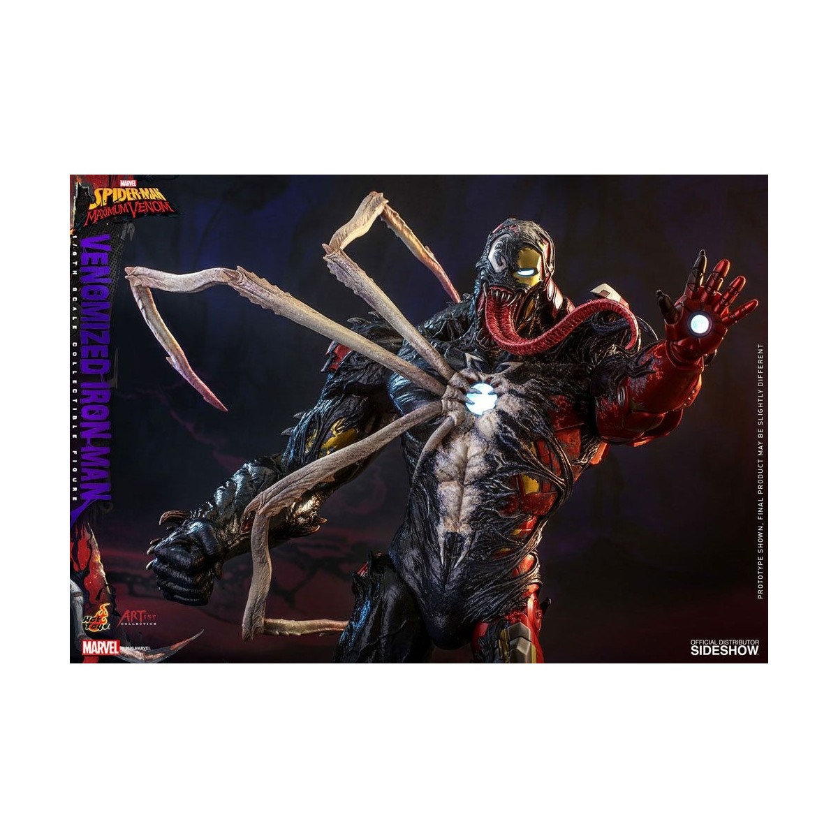 Hot Toys - Giftiger Iron Man - Marvel's Spider-Man: Maximale Giftfiguren-Künstlersammlung 1/6