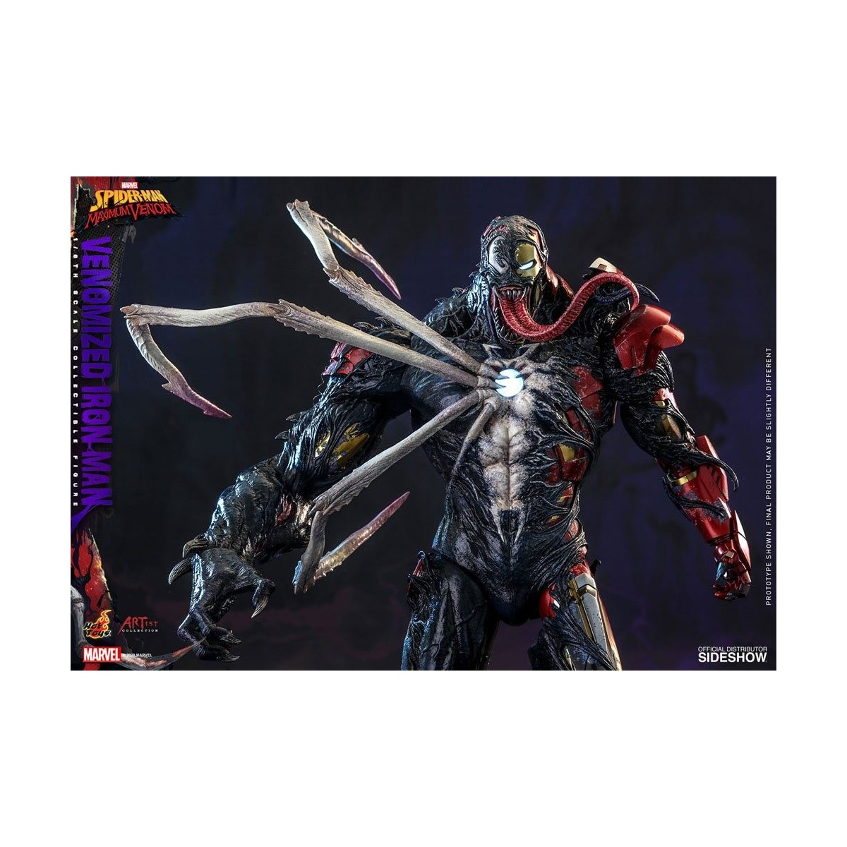 Hot Toys - Giftiger Iron Man - Marvel's Spider-Man: Maximale Giftfiguren-Künstlersammlung 1/6