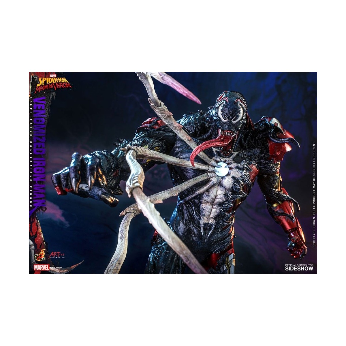 Hot Toys - Giftiger Iron Man - Marvel's Spider-Man: Maximale Giftfiguren-Künstlersammlung 1/6