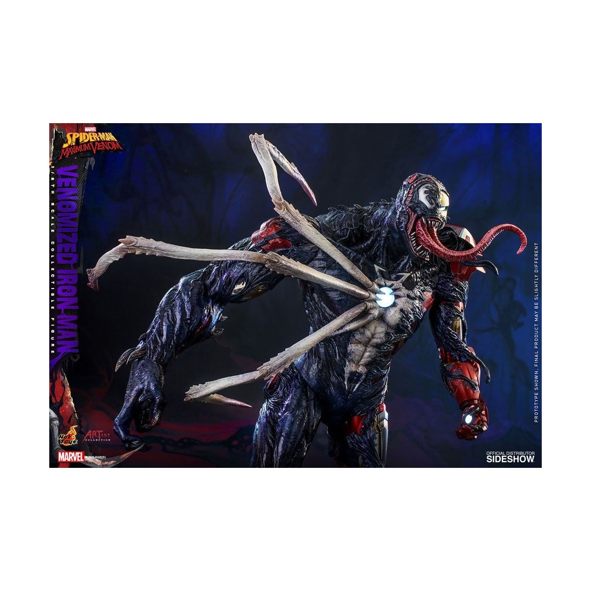 Hot Toys - Giftiger Iron Man - Marvel's Spider-Man: Maximale Giftfiguren-Künstlersammlung 1/6