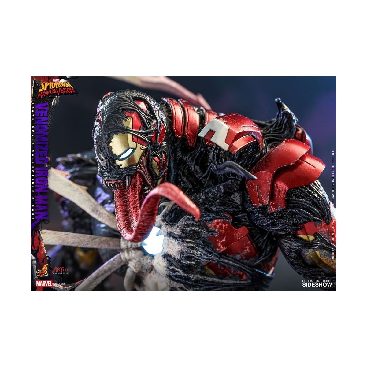 Hot Toys - Giftiger Iron Man - Marvel's Spider-Man: Maximale Giftfiguren-Künstlersammlung 1/6
