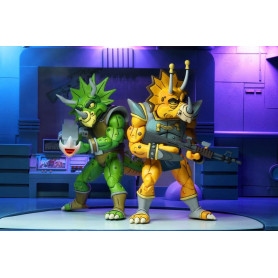 Neca - TMNT - Ninja Turtles - Pack-Kapitän Zarax & Zork
