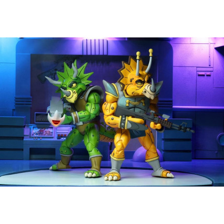 Neca - TMNT - Ninja Turtles - Pack-Kapitän Zarax & Zork