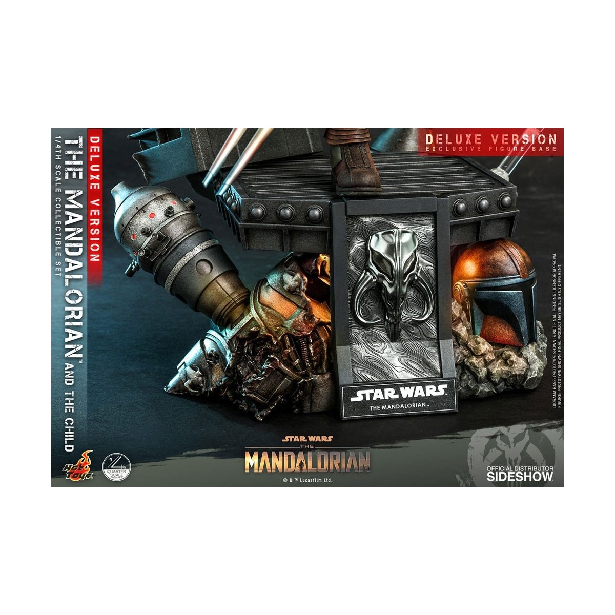 Hot Toys Star Wars - Der Mandalorianer und das Kind Deluxe 1/4