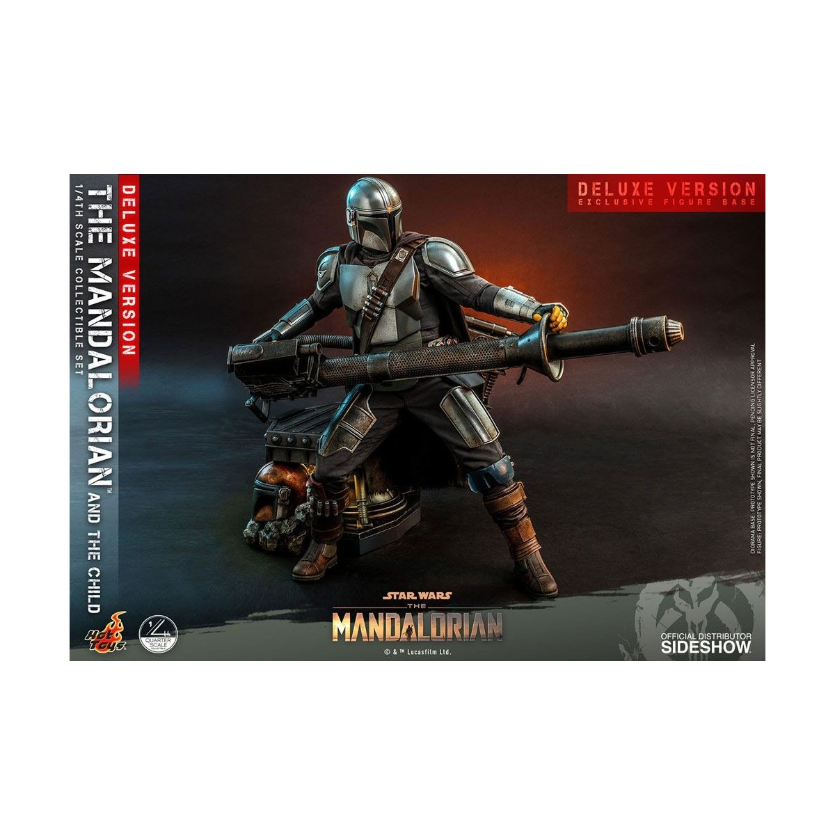 Hot Toys Star Wars - Der Mandalorianer und das Kind Deluxe 1/4