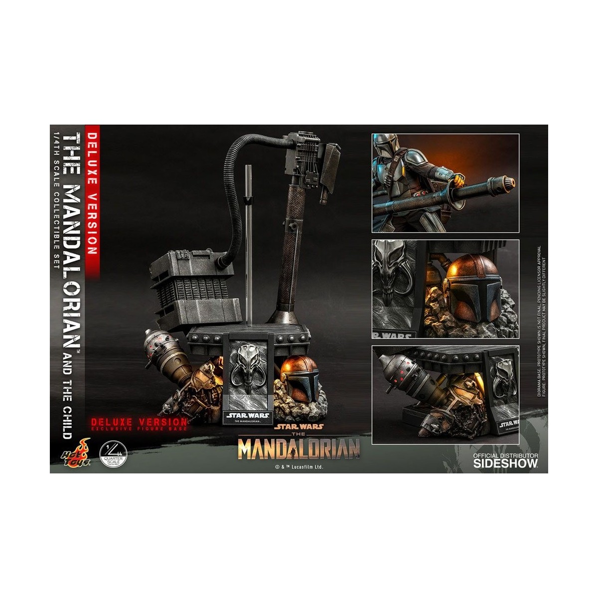 Hot Toys Star Wars - Der Mandalorianer und das Kind Deluxe 1/4