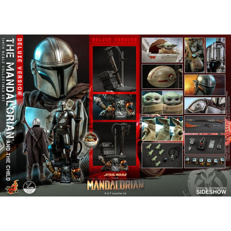 Hot Toys Star Wars - Der Mandalorianer und das Kind Deluxe 1/4