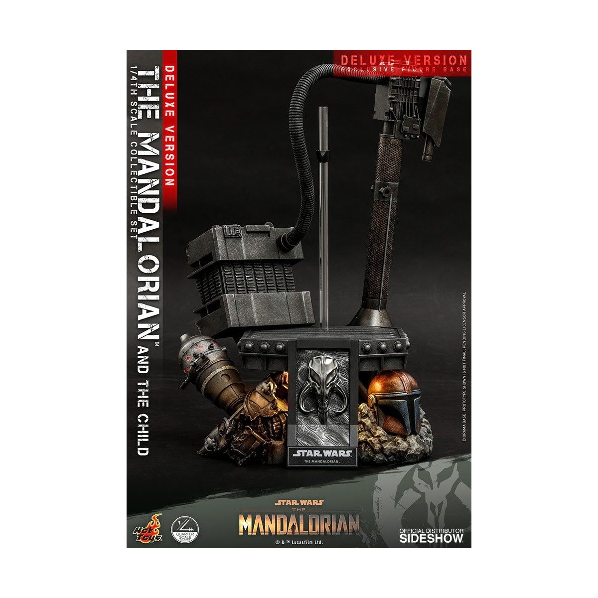 Hot Toys Star Wars - Der Mandalorianer und das Kind Deluxe 1/4