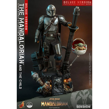 Hot Toys Star Wars - Der Mandalorianer und das Kind Deluxe 1/4