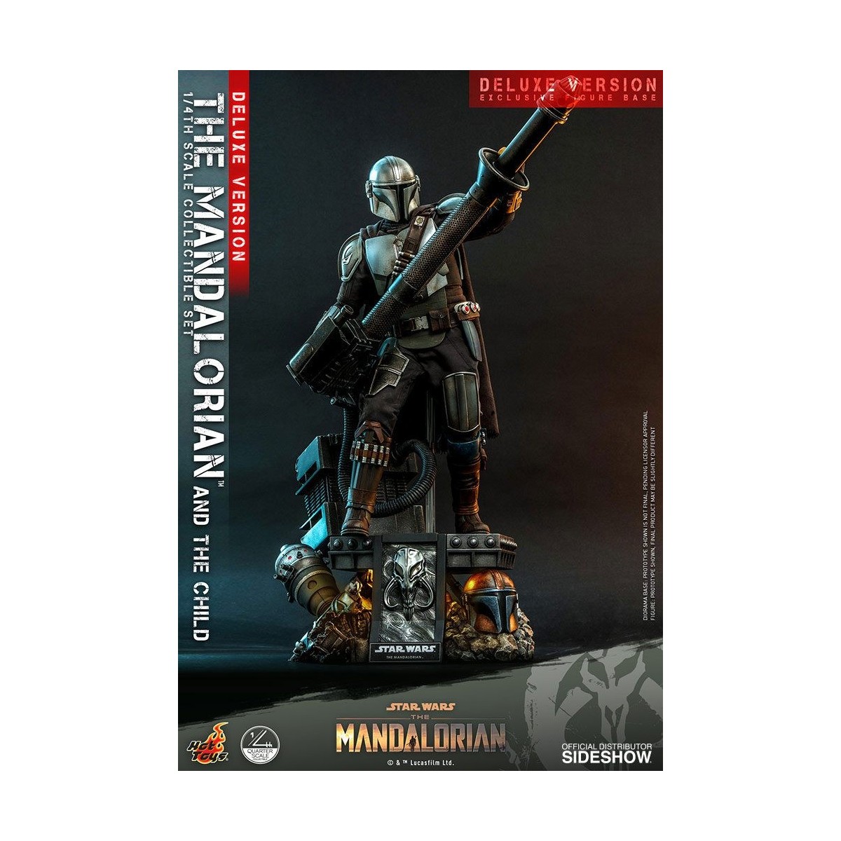 Hot Toys Star Wars - Der Mandalorianer und das Kind Deluxe 1/4