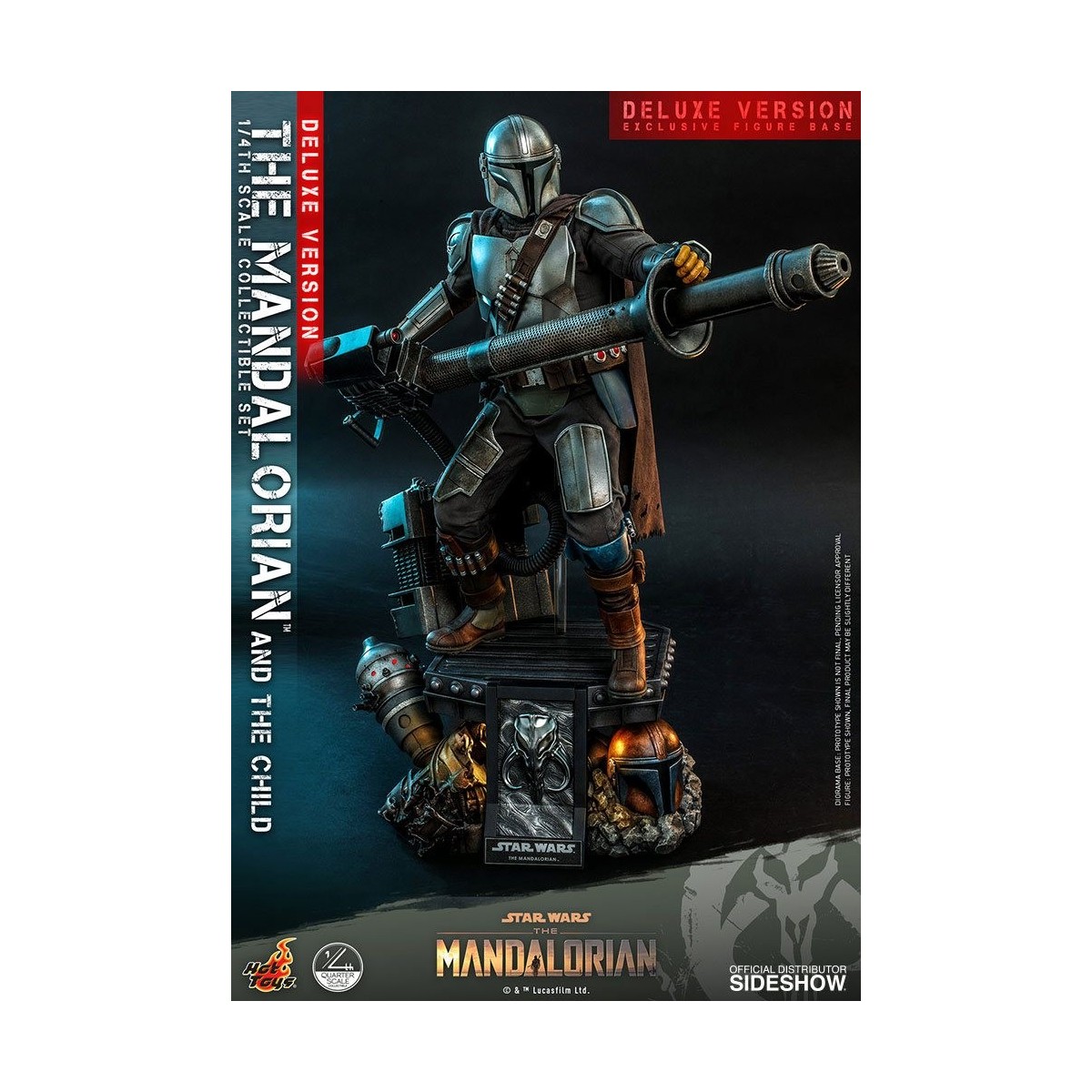 Hot Toys Star Wars - Der Mandalorianer und das Kind Deluxe 1/4
