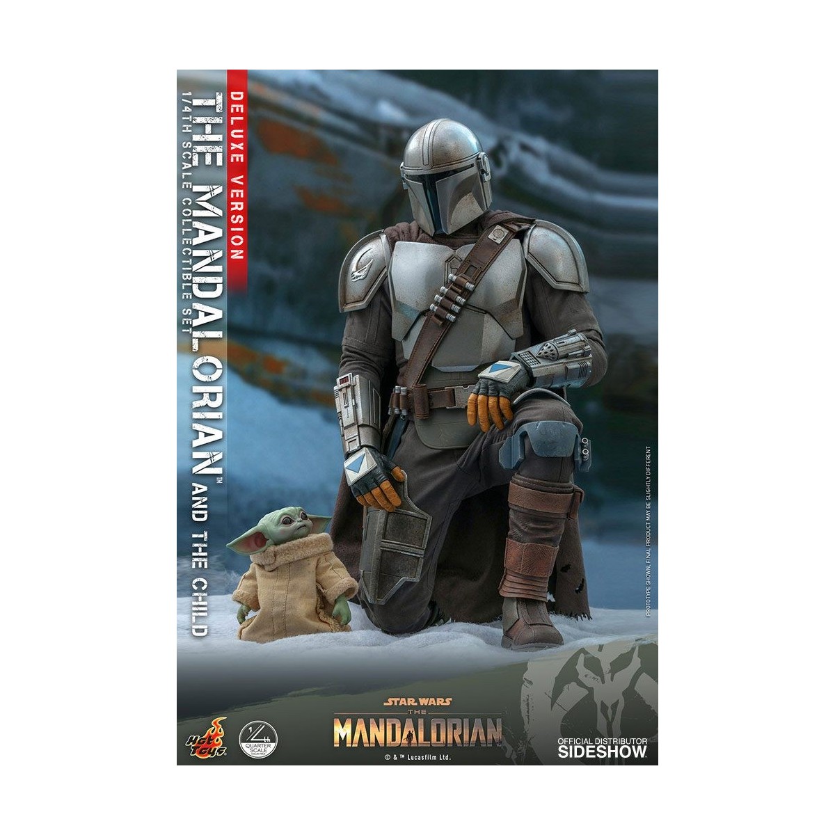 Hot Toys Star Wars - Der Mandalorianer und das Kind Deluxe 1/4