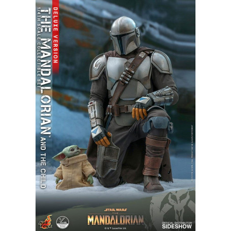 Hot Toys Star Wars - Der Mandalorianer und das Kind Deluxe 1/4