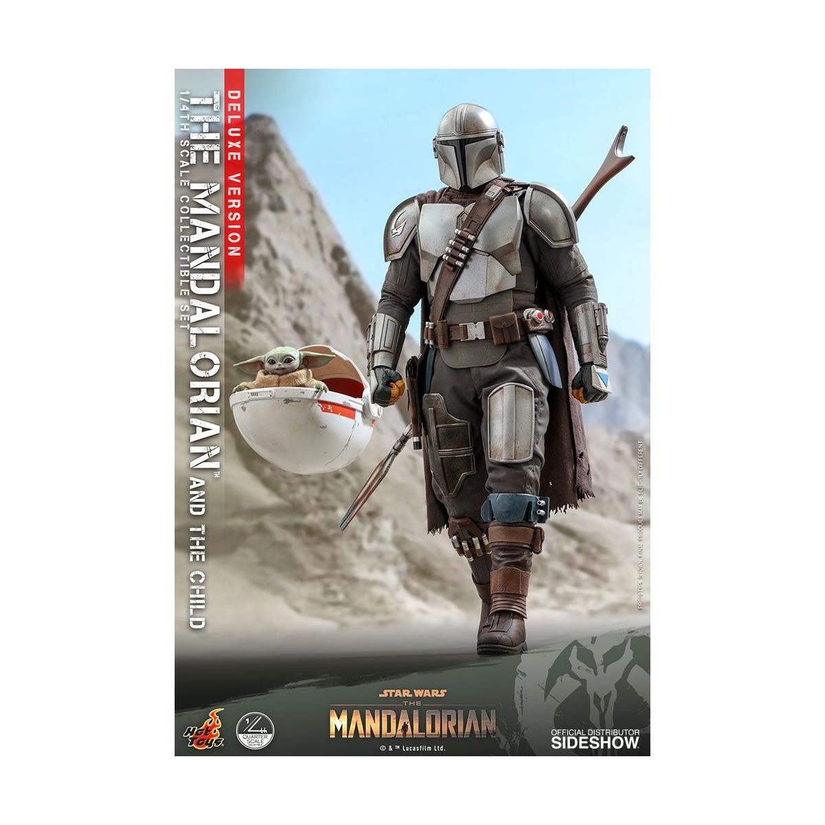 Hot Toys Star Wars - Der Mandalorianer und das Kind Deluxe 1/4