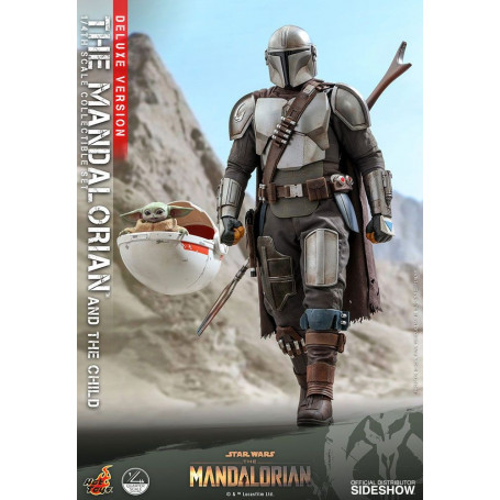 Hot Toys Star Wars - Der Mandalorianer und das Kind Deluxe 1/4